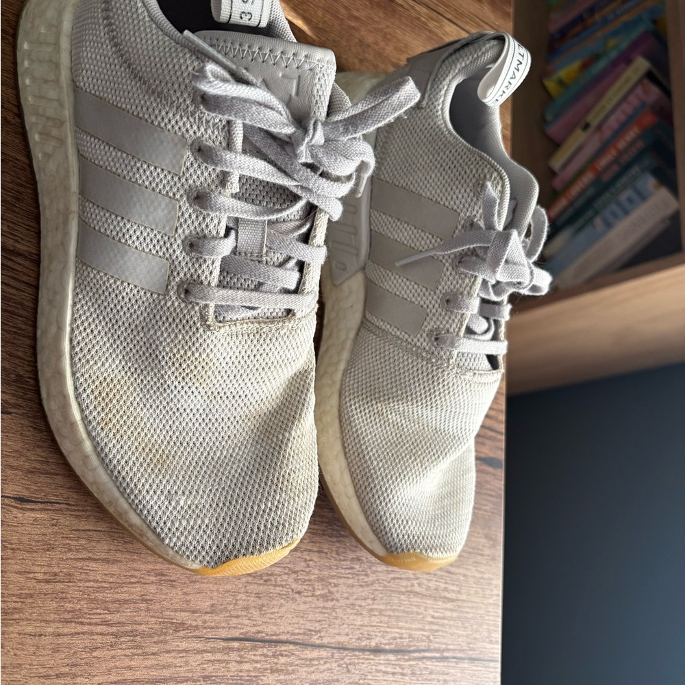 Adidas Light Gray NMD Sneakers
